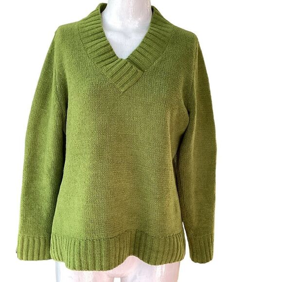 Carol Reed large green pullover sweater. 0585 - Picture 1 of 6